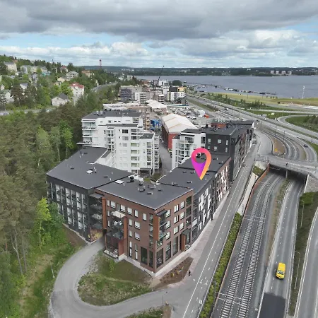 Close To Center And Naesijaervi - Free Parking, Ac, And Two Double Beds Huoneisto Tampere
