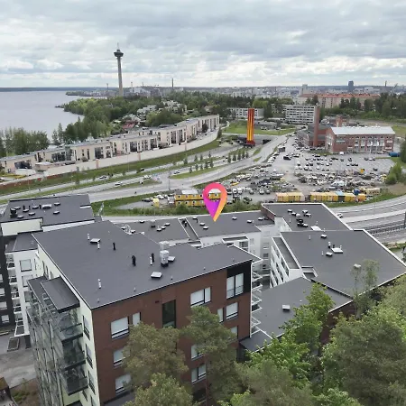 Close To Center And Naesijaervi - Free Parking, Ac, And Two Double Beds Huoneisto Tampere